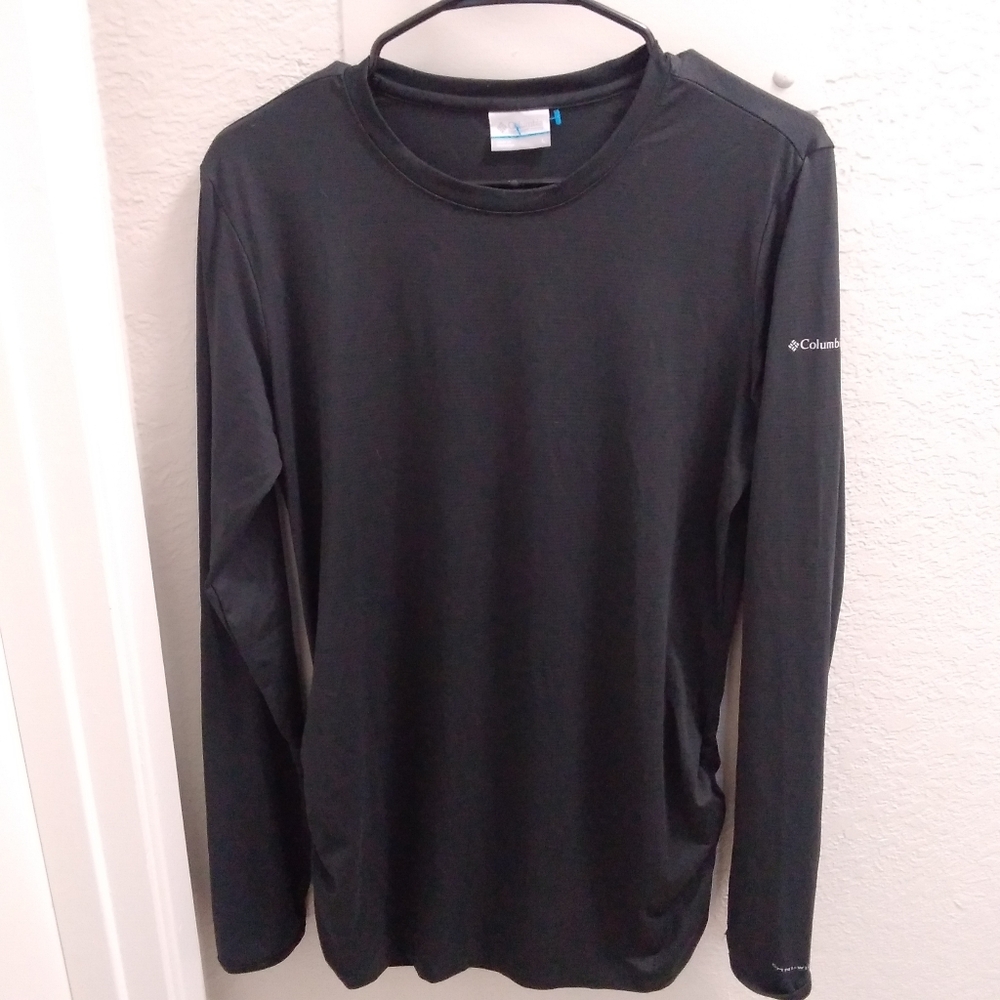 Columbia Omni Wick Base Layer Top Womens Large Long Sleeve Shirt Running Yoga